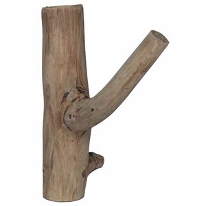 vidaXL Kuka Smeđa 4 x 4 x 14 cm Čvrsto drvo iz reciklaže