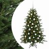vidaXL Umjetno božićno drvce s kuglicom 150 cm 150 LED lampica