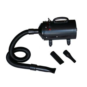 vidaXL Su&scaron;ilo za pse s 3 mlaznice crno 2400 W