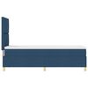 vidaXL LED Box Spring Krevet s madracem Plava 80 x 200 cm tkanina