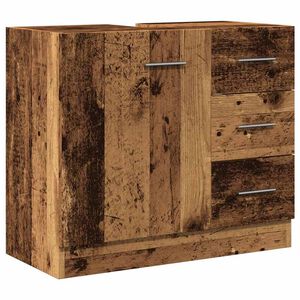 vidaXL Ormarić za umivaonik boja drva 63x30x54 cm konstruirano drvo