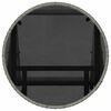 vidaXL Bistro set za vrt 3 pcs Siva poliratan
