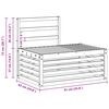 vidaXL Set vanjskih sofa 2 Komad Prirodna 182,5 x 63 x 73 cm