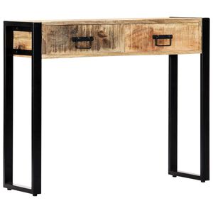 vidaXL Konzolni stol od masivnog drva manga 90 x 30 x 75 cm