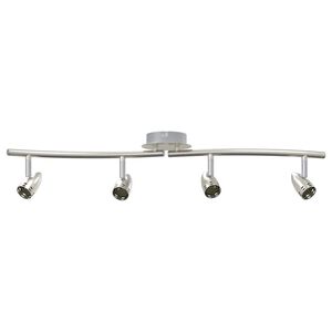 vidaXL Stropni reflektor s reflektorima Nikla 61 x 10 x 12,5 cm Metal