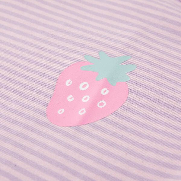 Dječja majica s volanima na rukavima ljubičasta 104