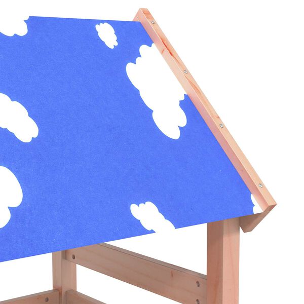 vidaXL Igraći Toranj Smeđa 110,5 x 52,5 x 215cm Solidno Douglas Drvo