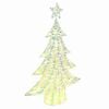 vidaXL Božićno drvce 120 LED lampica Topla bijela 120,5 cm PET