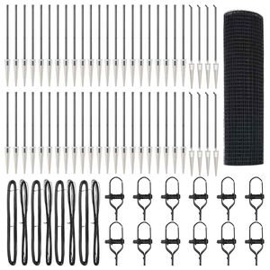 vidaXL Stup za ogradu Siva