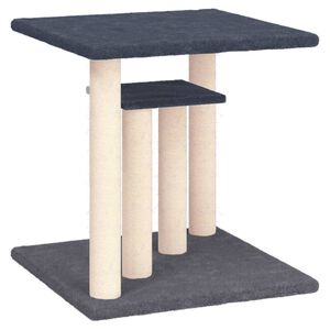 vidaXL Grebalica za mačke s platformama tamnosiva 50 cm