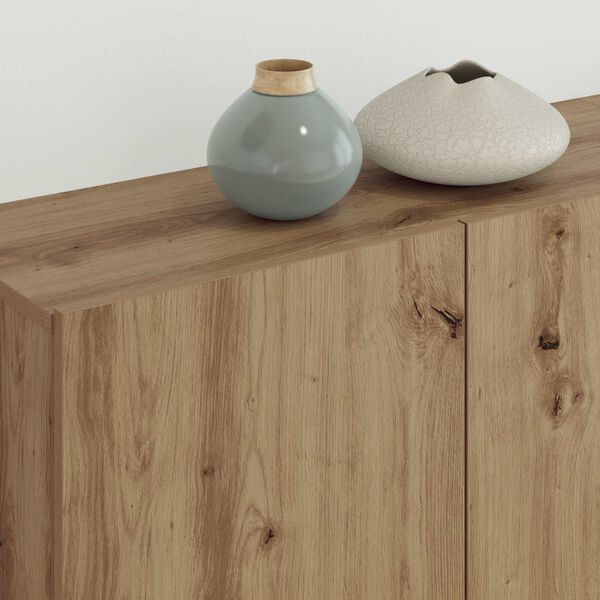 vidaXL TV ormar Zidne 4 pcs Umjetnički hrast Konstruirano drvo