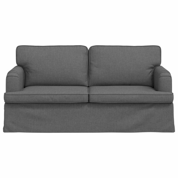 vidaXL Sofa Tamno siva 142 x 80 x 85 cm tkanina