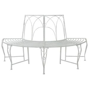 vidaXL Klupa pod drvetom 4-Broj sjedala 160 x 80 x 89 cm Čelik