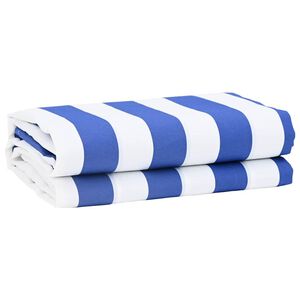 vidaXL Zamjensko platno za tendu Plava i bijela 1000 x 160 cm