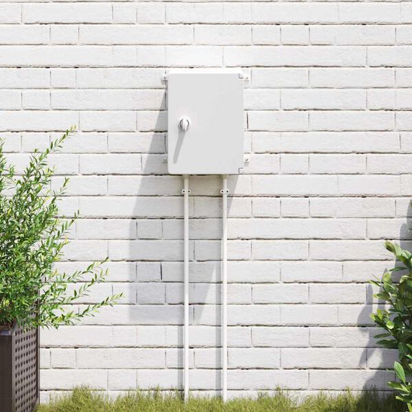 vidaXL Kontrolni Ormar Siva 21 x 13 x 28 cm ABS plastika