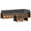 vidaXL Set vanjskih sofa 7 kom.