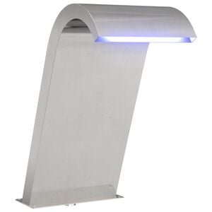vidaXL Fontana u Bazenu Srebrna 47 x 31 x 60 cm Nehrđajući čelik