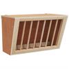 vidaXL Hranilica za sijeno za zečeve 37x18,5x23 cm masivna jelovina