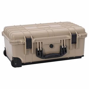 vidaXL Čvrsti kofer Pijesak 56 x 35 x 23 cm Polipropilen i ABS