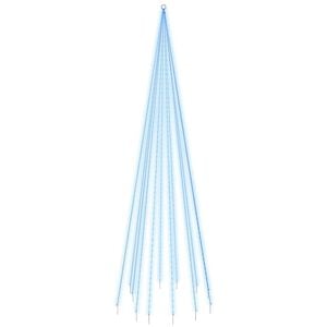 vidaXL Božićno drvce na stijegu 732 LED žarulje plave 500 cm