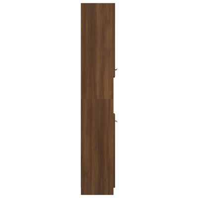 vidaXL Kupaonski ormarić boja smeđeg hrasta 32x34x188,5 cm drveni