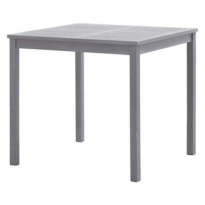 vidaXL Vrtni stol sivi 80 x 80 x 74 cm od masivnog bagremovog drva