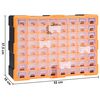 vidaXL Organizator sa 64 ladice 52 x 16 x 37,5 cm