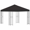 vidaXL Gazebo 3 x 3 m Antracit Poliester i čelik 190 gsm