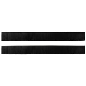 vidaXL Samoljepljivi pečati za vrata 2 pcs Srebrno 100 cm