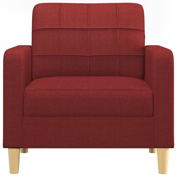 vidaXL Fotelja crvena boja vina 60 cm od tkanine