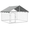 vidaXL Vanjski kavez za pse s krovom 200 x 200 x 150 cm