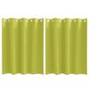 vidaXL Zavjese za blackout s prstenovima 2 kom. Zelena 140 x 140 cm