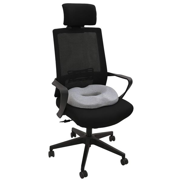 vidaXL Jastuk s jastukom Svijetlo siva 42 x 37 x 8 cm Pamuk