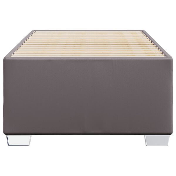 vidaXL Okvir za krevet sivi 90x200 cm od umjetne kože