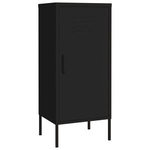 vidaXL Ormarić za pohranu crni 42,5 x 35 x 101,5 cm čelični