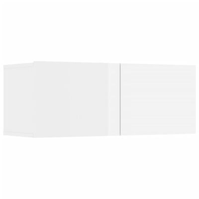 vidaXL 6-dijelni set TV ormarića sjajni bijeli drveni