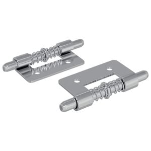 vidaXL Zasun 2 kom. Srebrna 46 x 17 x 1,2 mm Čelik