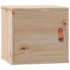 vidaXL Zidni ormarić 31,5x30x30 cm Masivno drvo Bor