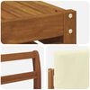 vidaXL Sekcijska garnitura 8 pcs Prirodna i krem Čvrsto drvo akacije