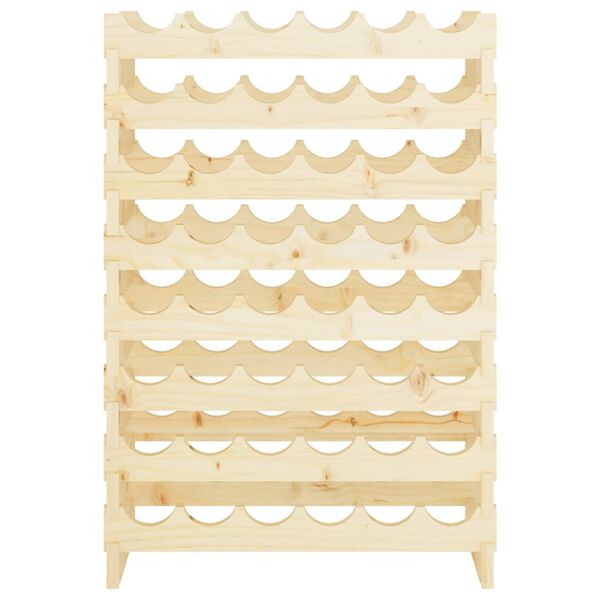vidaXL Stalak za vino 65x29x90 cm od masivne borovine