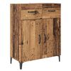 vidaXL Highboard Zidne Staro drvo 69,5 x 34 x 180 cm Konstruirano drvo