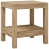 vidaXL Kupaonski bočni stolić 45 x 35 x 45 cm od masivne tikovine