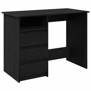 vidaXL Radni stol crni 102 x 50 x 75 cm od konstruiranog drva