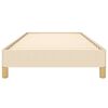 vidaXL Okvir kreveta bez madraca Krem 80x200cm Tkanina