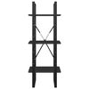 vidaXL Ormarić za knjige 3 razine sivi 40x30x105 cm konstruirano drvo