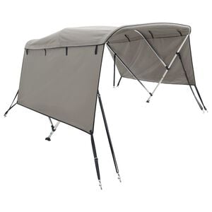 vidaXL Tenda bimini s 3 luka i bočnim stijenkama 183x(137-152)x137 cm