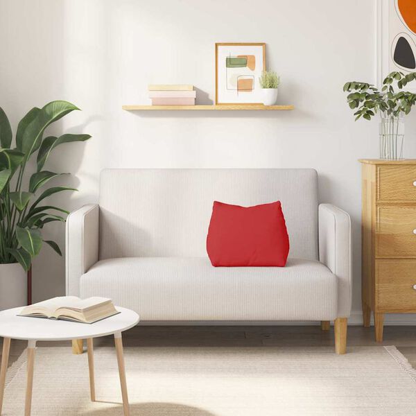 vidaXL Jastuk za leđa Crvena 45 x 20 x 35 cm tkanina