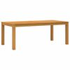 vidaXL Stol za objedovanje 200 x 100 x 75 cm Čvrsto Hrastovo Drvo