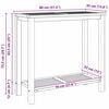 vidaXL Konzolna stolica Smeđa 85 x 35 x 75 cm Čvrsto teak drvo