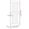 vidaXL Vrata NARVIK Prirodna 85 x 210 cm Čvrsta borovina